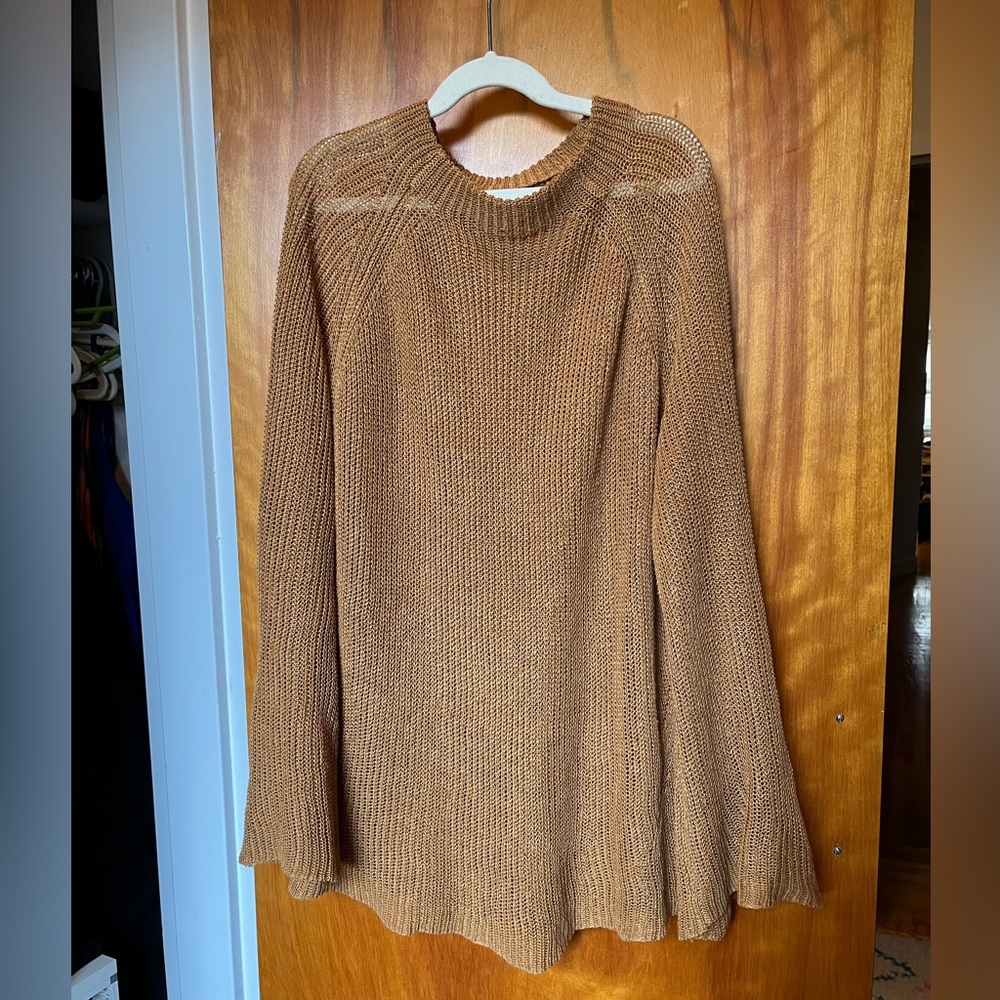 DEMYLEE Linen Eka Sweater in Mustard